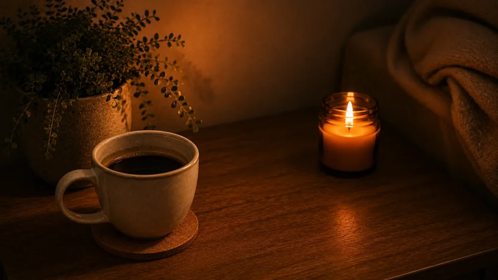Coffee consumed late affecting REM sleep quality